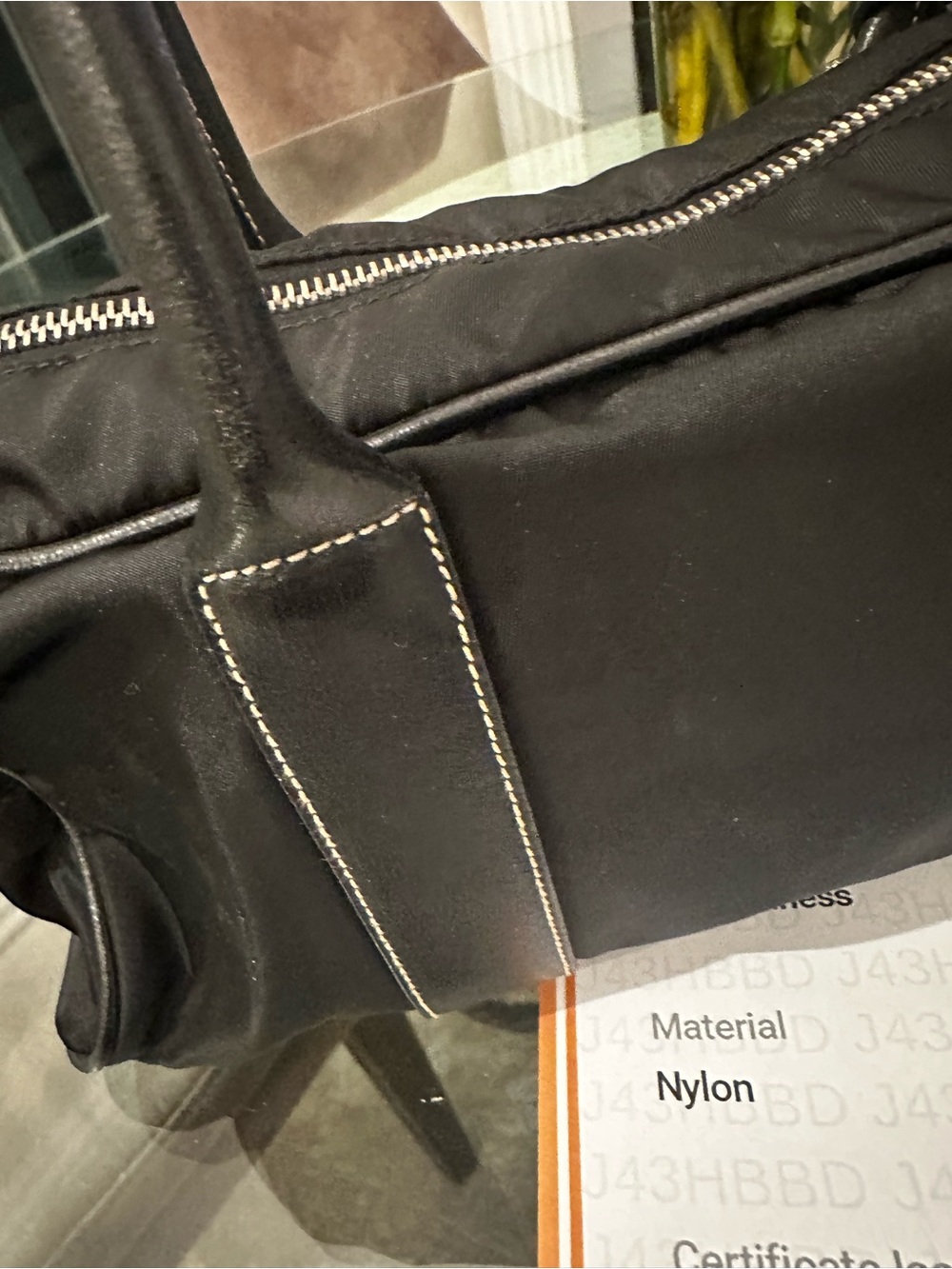 Authentic Prada Black Nylon Shoulder Bag w/ Lock - Iconic Designer Tote - Picture 9 of 15